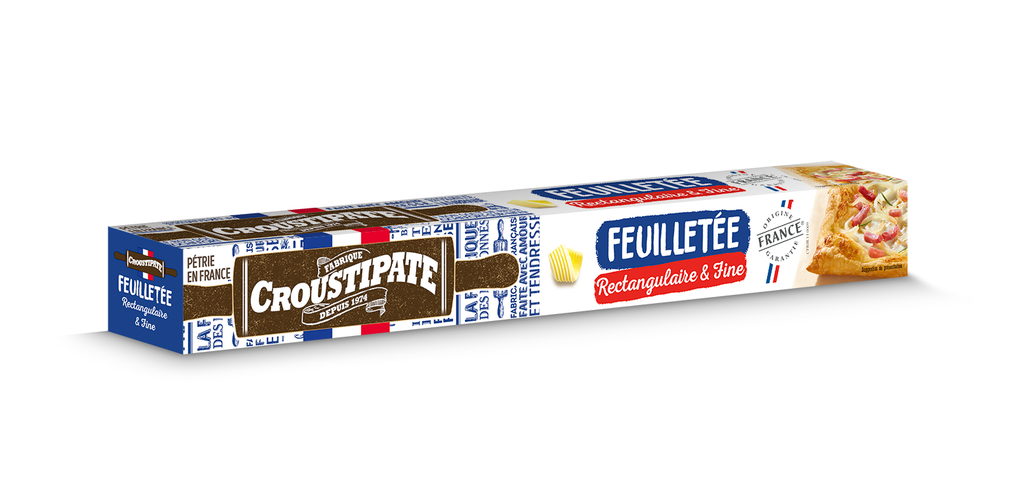 Pâte feuilletée beurre frais - Croustipate