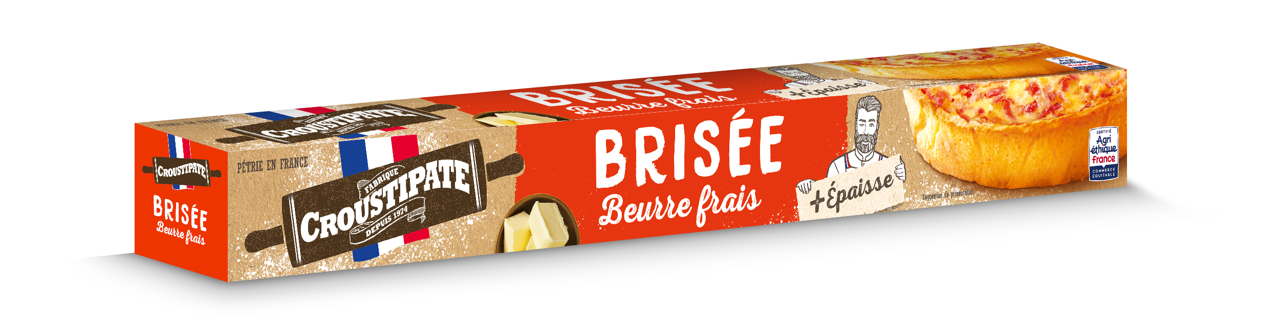 Pâte brisée beurre frais - Croustipate